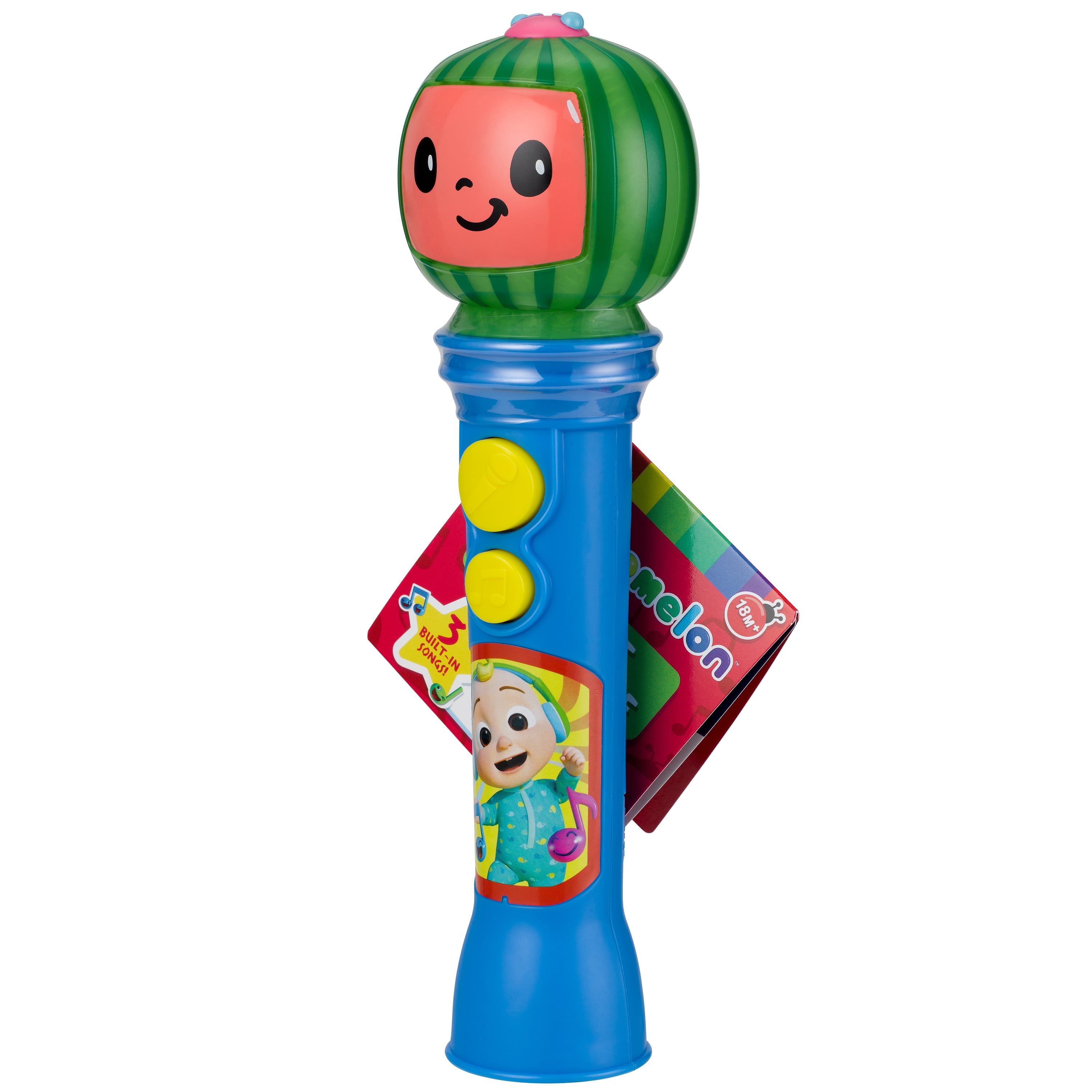 Cocomelon Sing Along Microphone, Includes Built-in Music and Lights, Children Ages 18+ Months