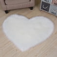 thumbnail image 2 of LCXmlly Pencil Bag Strong Water Absorption Rug Mat Love Heart Shape NonSlip Acrylic Fluffy Carpet, 2 of 6