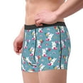 thumbnail image 3 of Bingfone Rabbit And Rainbow Men's Underwear - Casual Stretch Boxer Briefs-Small, 3 of 7