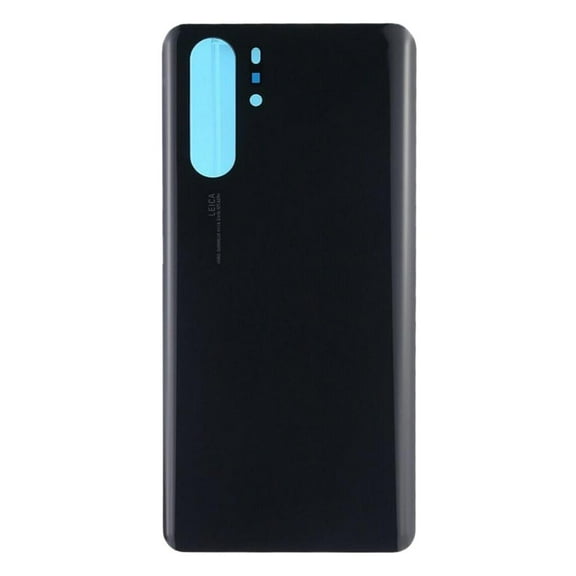 Replacement Back Glass Cover Battery Door with Removal Tool for P30 Phone Black