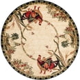 thumbnail image 2 of Rugs.com Pastoral Collection Rug – 8 Ft Round Cream Medium Rug Perfect For Kitchens, Dining Rooms, 2 of 9