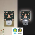 thumbnail image 5 of WOBOGO Christmas Tree LED Night Light 2 Pcs Set 0.5 Watt Wall Plug in Dusk to Dawn Automatic Switch Soft White Light, 5 of 7