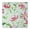 White-531, variant on Waterproof Square Tablecloth with Exotic Floral and Hawaiian Print Designs, Elastic Fitted Vinyl Table Cover with Backing, Ideal for Indoor Dining and Outdoor Use