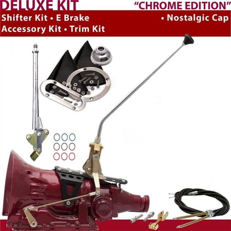 American Shifter 4L80E Shifter Kit 16 in. E Brake Cable Trim Kit for CF404