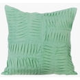 thumbnail image 1 of Funda de almohada con cremallera, fundas decorativas de 30 x 30 cm (12 x 12 pulgadas) en verde, fundas de almohada de algodón, fundas de almohada hechas a mano, fundas de almohada de color liso -, 1 of 5
