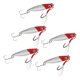 thumbnail image 5 of Señuelos de pesca duros de metal Vib TANGJMXG 15 g con lentejuelas cabeza roja plata, 5 of 5