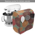 thumbnail image 2 of Floral Stand Mixer Cover, Vintage Inspired Carnation and Calendula Bouquets Perennial Plants Blooms, Kitchen Appliance Organizer Bag Cover with Pockets, 5 Quarts, Burnt Orange and Red, by Ambesonne, 2 of 4