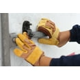 thumbnail image 5 of LP4330-XL, Men's Premium Double Leather Palm Work Gloves, Heavy Duty Duck Fabric Back, Safety Cuff, 5 of 5