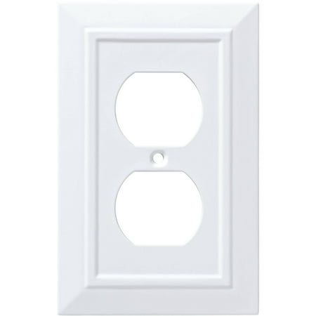 - Franklin Brass Classic Architecture Single Duplex Wall Plate