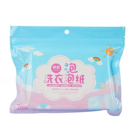 Formula 30 pcs/bag Concentrated Washing Soap Super Sterilization Gentle Washing Clothes Detergent Laundry Products Washing Powder Sheets Laundry Discs