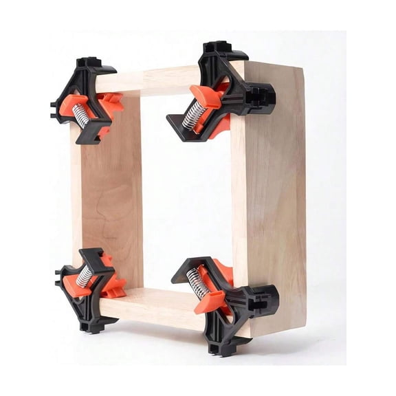 90 Degree Corner Clamps Wood Working Tools 4PCS Right Angle Clamps Clip Tool For Woodworking Corner Fixer Gifts For Men8pcs