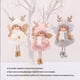 thumbnail image 3 of Yuarrent Árbol de Navidad, muñeco de Ángel, adorables adornos navideños, diseño de escena interesante, muñecos de Navidad, adornos para festivales, Kits de decoración para fiestas Blanco Yuarrent HA070275-01, 3 of 6