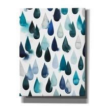 Epic Graffiti 'Water Drops I' by Grace Popp, Canvas Wall Art, 12"x16"
