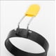 thumbnail image 2 of 2 piezas, equipado con mango anti escaldaduras, molde de anillo para panqueques de estilo inglés, anillo de olla para huevos antiadherente de acero al carbono, 2 of 5