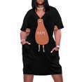 thumbnail image 1 of Ham : To Kill A Mockingbird disfraz de Halloween de Scout Ham vestido suelto con bolsillo vestidos para mujer, 1 of 6