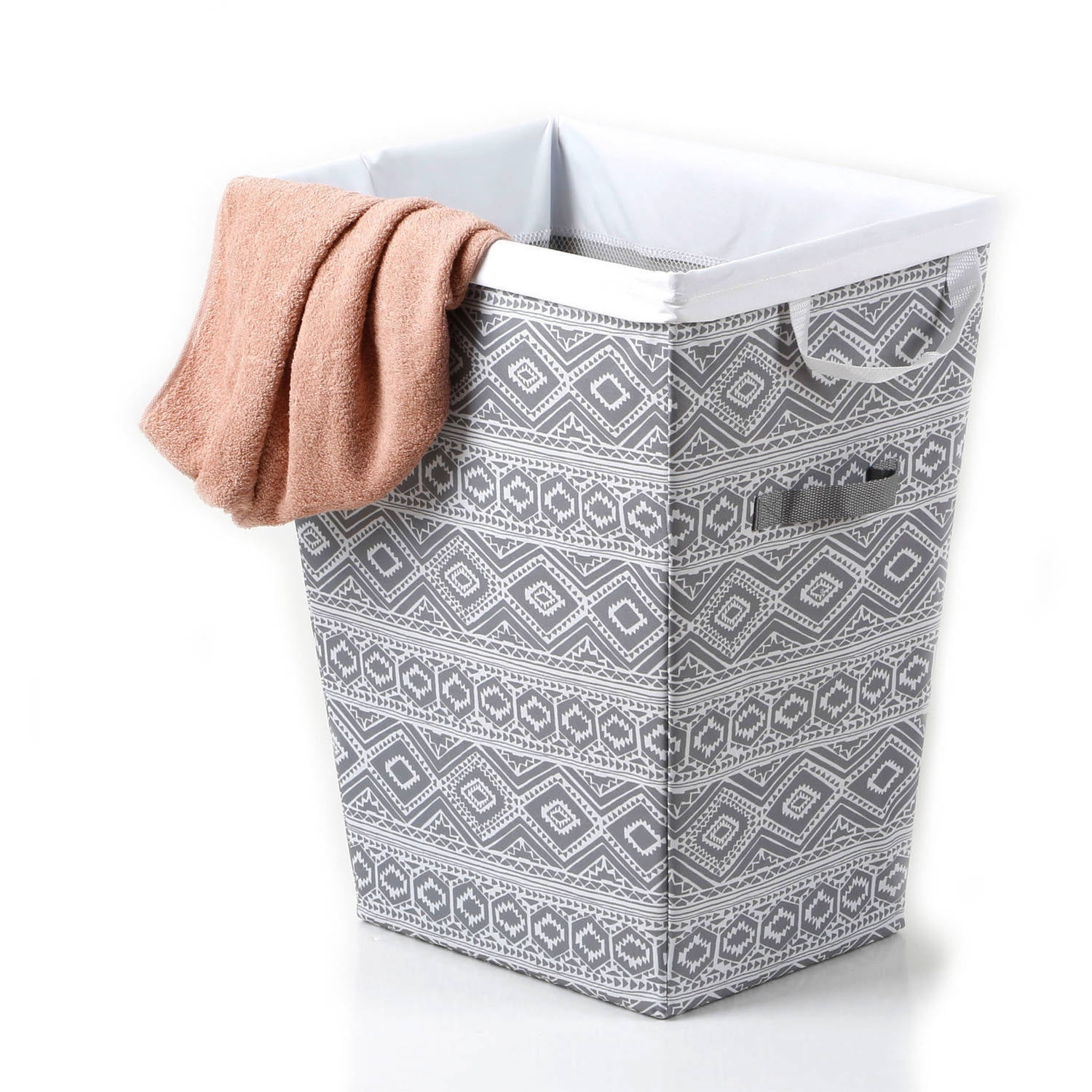 Mainstays Hamper with Removable Liner, Gray