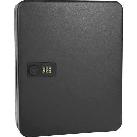 Barska 60 Keys Lock Box with Combination Lock Black