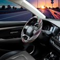 thumbnail image 3 of Cloth Car Steering Wheel Covers Universal 15 Inches Car Steering Wheel Covers for Women, 3 of 9