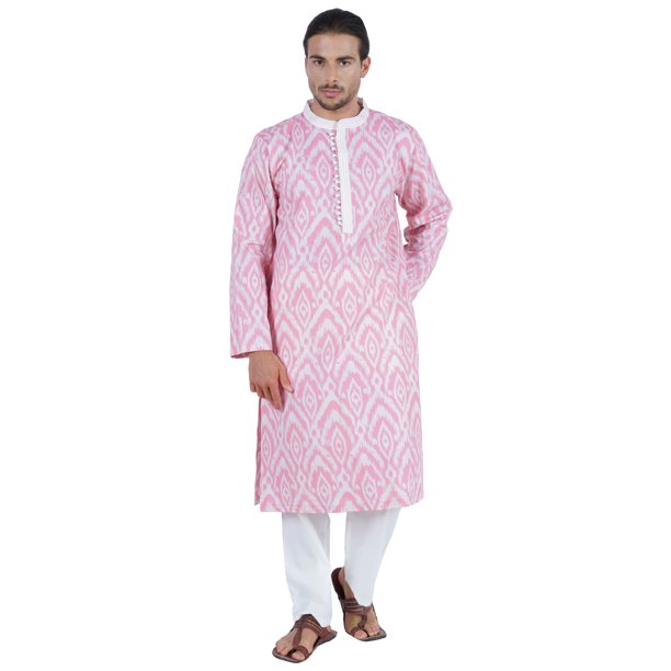 Atasi Long Sleeves Kurtas For Menâ€™s Mandarin Collar Neck Wear