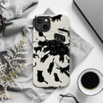 thumbnail image 6 of Ink Spill Black Cat Phone Case, Whimsical Artistic Illustration iPhone Cover for iPhone 16 15 14 13 12 11 Plus Pro Max Mini, 6 of 6