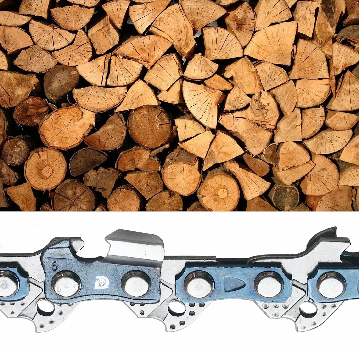 3Pcs 14 Inch Chainsaw Chain 3/8" LP Pitch .043" Gauge 52 Drive Links for EGO CS1400 CS1401 Makita XCU03 XCU04 XCU08 KOBALT KCS 4040-06 Worx WG384.9 for Makita E-00228, R52