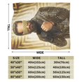 thumbnail image 3 of Seth Rollins Blanket, Super Soft Throw Blanket For Couch Sofa Bed, Cozy Lightweight Warm Flannel Blanket, 60"X50", 3 of 9