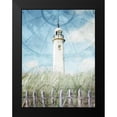 thumbnail image 2 of Villa, Mlli 19x24 Black Modern Framed Museum Art Print Titled - Light House Up On The Hill, 2 of 5