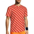 thumbnail image 3 of Striped Pallets T-Shirt Male Colorful Print Retro Gym T Shirts Comfortable Summer Hip Hop, 3 of 5