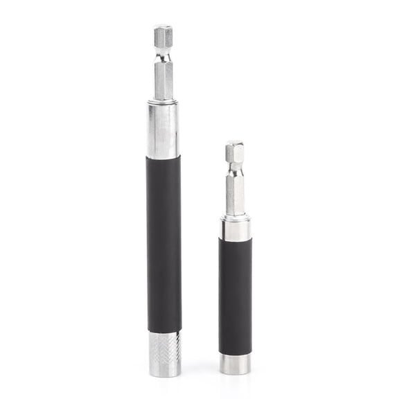 2pcs Hex Shank Magnetic Bit Holder Extendible Hex Shank Socket Magnetic 1/4inch Electric Screwdriver Bit Holder Adapter,for Power Tools Hand Held Drivers Drills Screw Drivers