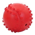thumbnail image 1 of Flmtop Dog Squeaky Toy Bite Resistant Teeth Cleaning Rubber Small Medium Large Dog Interactive Tennis Ball for Outdoor, 1 of 11