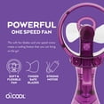 thumbnail image 4 of Ventilador portátil con nebulizador O2COOL Deluxe a pilas, 2 unidades, morado, 4 of 5