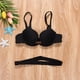 thumbnail image 5 of VISgogo Sujetador sin espalda sexy sin costuras para mujer, ropa interior invisible de corte bajo en V profundo, ropa interior acolchada con realce VISgogo moda, 5 of 5