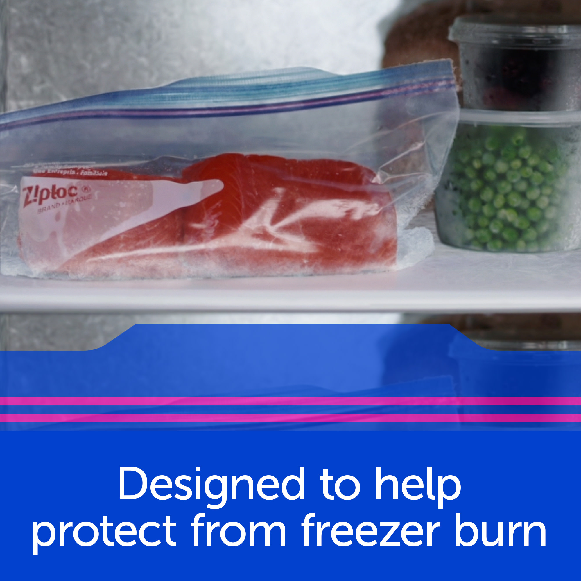 Ziploc Pint Freezer Bags, Grip 'n Seal, 20 Count photo 6
