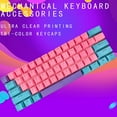thumbnail image 4 of 61 Keycaps Backlit PBT,60 Percent Mechanical Keyboard Keycap Set,ompatible with All 60 Percent Keyboard (Style 1), 4 of 13