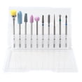 thumbnail image 1 of relayinert 10 Pcs/Ensemble Embouts de Perceuse en Alliage Multi-Fonction Kit de Polissage de Manucure Professionnel ZH02, 1 of 6