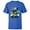 Royal, variant on Disney Lilo & Stitch Galactic Grunge Aloha Stitch - Short Sleeve T-Shirt for Kids - Customized-Athletic Heather