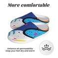 thumbnail image 6 of Lsque Abstract Color Splash Pattern Womens Comfort Cotton on Scuff With Memory Foam and Anti-skid Sole Slipper-40/41, 6 of 7