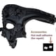 thumbnail image 4 of Cyberpunk mask Steampunk Metal Cyborg Venetian Mask, Masquerade Mask For Halloween Decoration Costume, 4 of 5