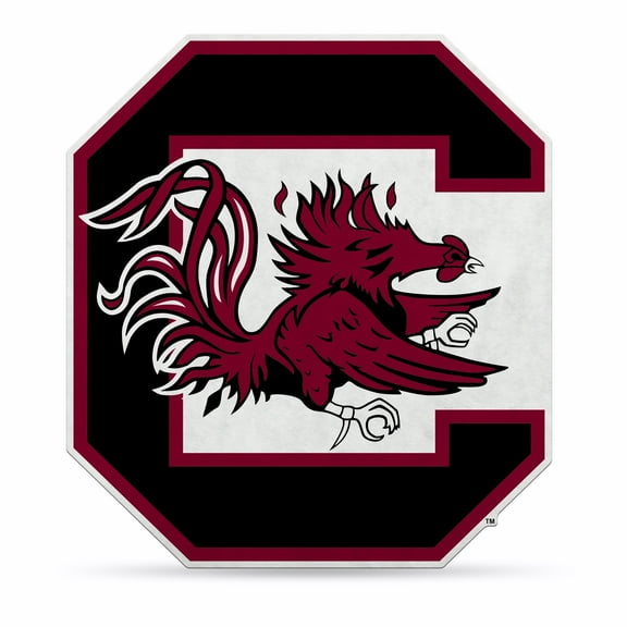 South Carolina University Shape Cut Primary Logo Pennant With Header Card