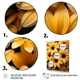 thumbnail image 3 of Designart "Yellow Flowers euphony In Yellow" Floral & Botanical Wall Art Living Room, 3 of 5