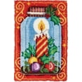 thumbnail image 1 of Christmas Candle Rug Latch Hooking Kit (69x102cm), 1 of 2