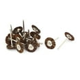 thumbnail image 1 of Unique Bargains 3mm Tige Ronde T en Forme de Poils Brosse de Polissage Outil de Polissage Brun 15pcs, 1 of 4