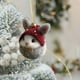 thumbnail image 5 of Adornos Navideños Acrílicos de Animales | Adornos Colgantes Planos de 2 Mm de Grosor con Cordón Dorado | Decoración Compacta y Duradera para Árbol de Navidad de 8 Cm | Multiusos para El Hogar, La Ofi, 5 of 5