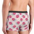 thumbnail image 3 of Disketp Floral Strawberr Men's Boxer Briefs,Soft and Breathable Cotton Underwear with ComfortFlex Waistband, 3 of 7