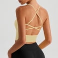 thumbnail image 4 of YueHuiYing High Impact Sports Bras for WomenRacerback Running Bra Workout Crop Tank Tops Longline Sports Bra Push up, 4 of 5