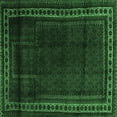 thumbnail image 1 of Ahgly Company Indoor Square Persian Emerald Green Traditional Area Rugs, 6' Square, 1 of 4