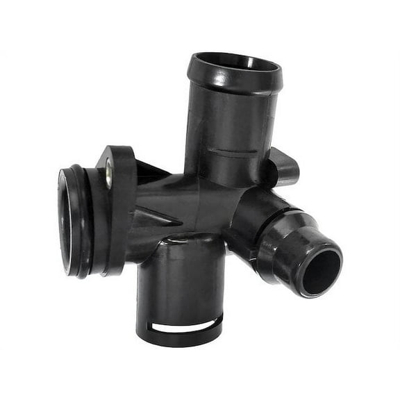 Engine Coolant Hose Connector - Compatible with 2005 - 2009 Audi A4 2.0L 4-Cylinder 2006 2007 2008
