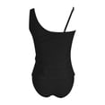 thumbnail image 5 of DHFJKG Tankini Swimsuits For Women 2 Piece Set Asymmetrical Design Slim Fit Top With High Waisted Briefs Bottom Trendy Beachwear, 5 of 5