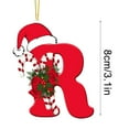 thumbnail image 6 of Kbndieu Initial Ornaments Christmas Tree Decorations Ornaments, Christmas Letter Ornaments for Christmas Tree, Christmas Hanging Decor Gifts for Women Men Friends Family Party Indoor R, 6 of 6