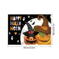 thumbnail image 3 of PALIFEUR Halloween Door Mat, 24"x16" Dirt Trapping Door Mat Indoor Entrance, Washable Non-Slip Front Door Mat Outside Entrance, Halloween Pumpkin Doormat for Holiday Party Decorations, 3 of 3